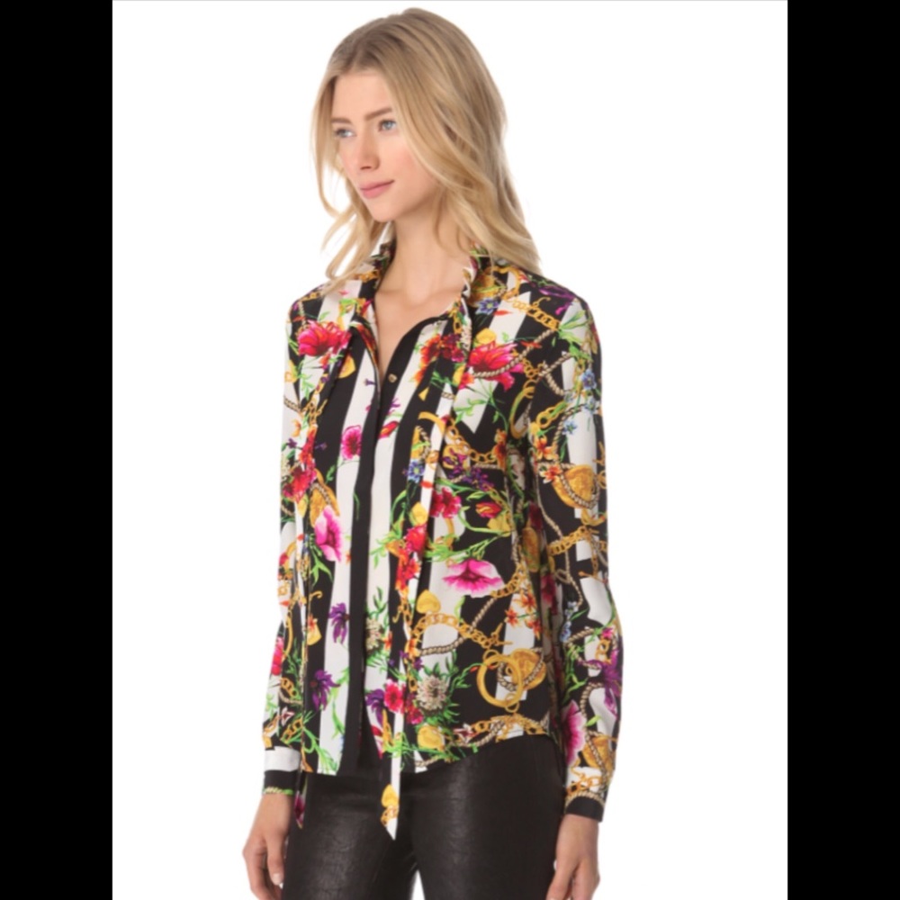 💋JUICY COUTURE💋 size 4 silk blouse